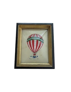 Convex bubble glass print commemorating English hot air balloonist James Sadler - Picture 1 of 6