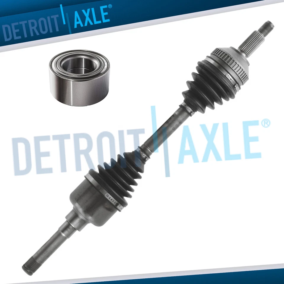 Eje delantero del lado del conductor CV + cojinete de rueda para Ford Contour Mercury Mystique 6 cilindros Foto 1 de 4