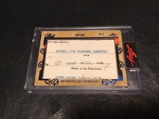 2022 Leaf Pearl HAP DAY Cut Signature Autograph Maple Leafs #/7 HOF 