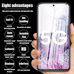 Protecteur d'écran hydrogel pour film TPU doux Samsung Galaxy S21-23 Plus Ultra 5G - Photo 1 sur 35