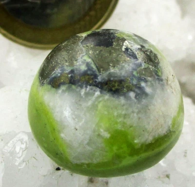 SERPENTIN    Trommelstein    HEILSTEIN   Edelstein     8 Gramm - Bild 1 von 2