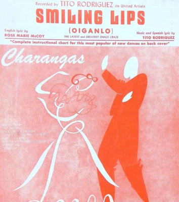 Partituras Smiling Lips Tito Rodríguez Lírica Española Charanga Instrucción de Baile Foto 1 de 4