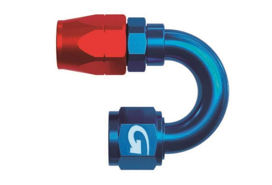 Goodridge 200 Series Fast Flow Cutter Style Fitting AN -12 AN12 12AN 180 Degree - Image 1 of 1