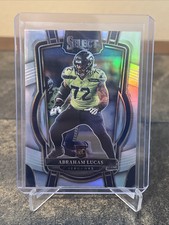 2022 Panini Select Football #211 Abraham Lucas RC Club Level Silver