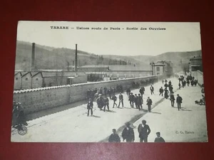 CPA - 69 - TARARE - Usines route de Paris - Sortie des Ouvriers - Imagen 1 de 2