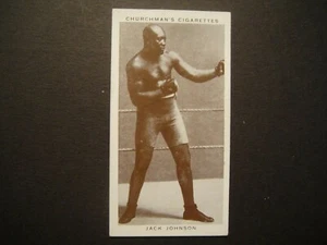 1938 Jack Johnson Churchman Boxing Personalities Card #20. Heavyweight Boxer  - Bild 1 von 2
