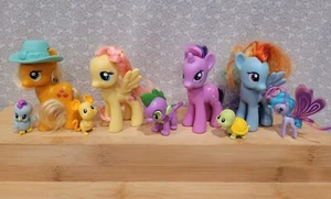 My Little Pony FIM Fluttershy Applejack Hut Regenbogen Armaturenbrett Vogel Maus Breezie - Bild 1 von 23