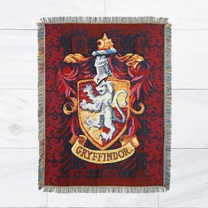 Manta de lanzamiento de tapiz tejido Gryffindor Crest (Harry Potter) - Imagen 1 de 6