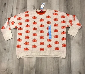 Maglione Halloween Zucca Autunno Donna Vince Camuto Grande Nuovo con etichette - Foto 1 di 7