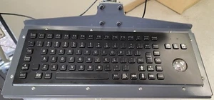 Rugged Industrial Keyboard with Trackball for Tormach CNC Machine Control Arm - Picture 1 of 4