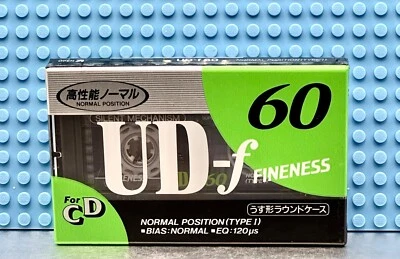 CINTA DE CASETE EN BLANCO HITACHI UD-F 60 1990 JAPÓN TIPO I (1) (SELLADA) Foto 1 de 3