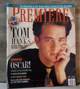 Premiere Magazine Tom Hanks April 1989 Oscar Special Issue Vintage Ads Downey Jr - Imagen 1 de 3