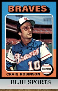 1975 Topps #367 Craig Robinson  Atlanta Braves