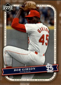 2005 Upper Deck Classics #10 Bob Gibson - NM-MT