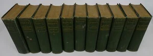 Lot 11 Volumes Sir Walter Scott Waverley Novels Kenilworth Illustrated Library - Foto 1 di 11