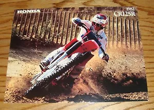 Original 1982 Honda Motorrad CR125R Verkaufsprospekt 82 - Bild 1 von 2