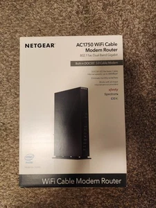 Netgear AC1750 Wifi Cable Modem Router Dual Band DOCSIS 3.0 - Picture 1 of 8