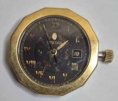 Concord 9 Jewel V8 Swiss Quartz Ladies Wrist Watch Movement, As Is, For Parts - Image 1 of 4