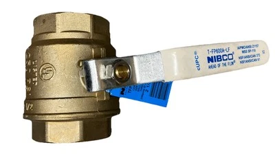 Nibco TFP600A-LF Full Port Ball Valve 2-1/2" 250 PSI 400CWP Lead Free New - Image 1 of 3