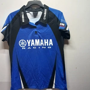 Yamaha Racing Performance Poloshirt blau schwarz GYTR Yamalube Größe Damen Large - Bild 1 von 6