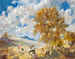 Fremont Ellis The Artist Canvas Print 16 x 20 - Picture 1 of 5