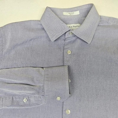 Camisa de vestir John W. Nordstrom lavanda en polvo talla 15,5 34-35 Foto 1 de 4