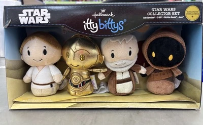 NUEVO - Juego de Coleccionista de Peluche Hallmark Star Wars itty bittys Foto 1 de 2