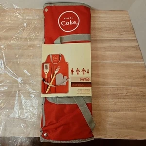Set barbecue Coca-Cola 2008 5 pezzi di TableCraft NOS - Foto 1 di 8