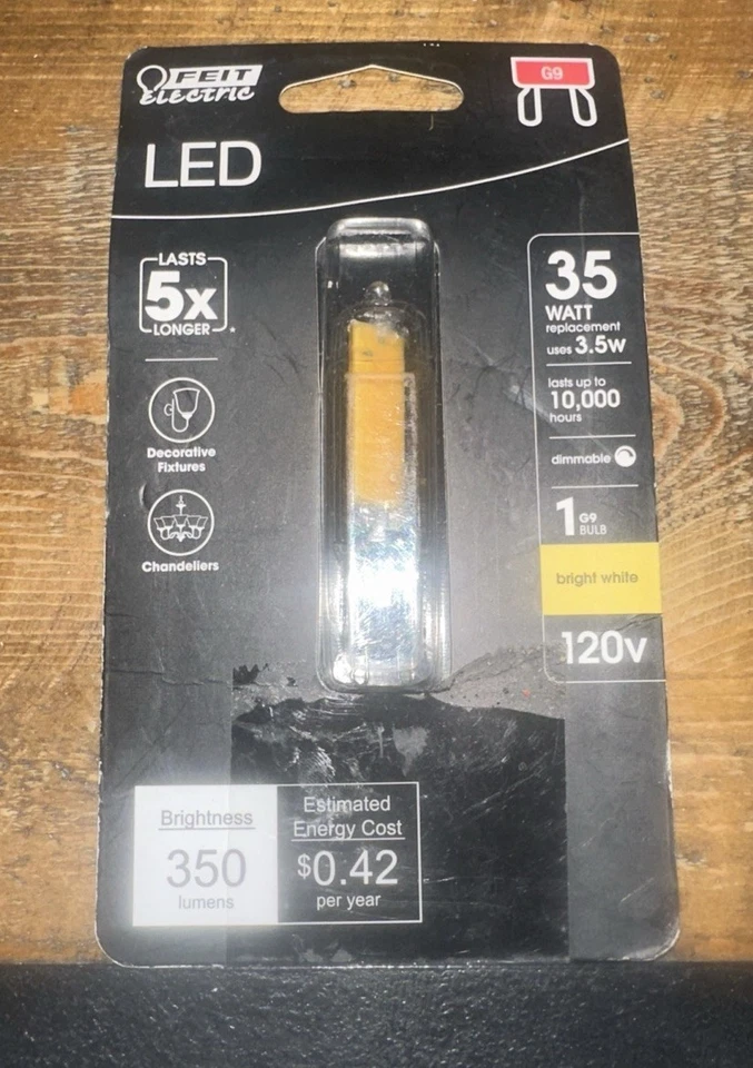 Feit Electric Dimmable LED Bulb Bright White T4 3000K 35W BP35G9/830/LED/HDRP - Image 1 of 1