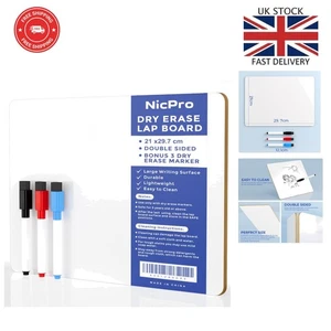 Eco-Friendly Portable Mini Whiteboard with Pens - Perfect for Kids and Teachers - Picture 1 of 9