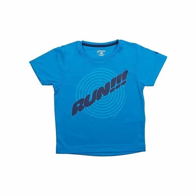 Camiseta de Manga Corta Infantil Asics Run Azul - Imagen 1 de 4