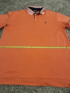 Polo Golf Ralph Lauren Men's Short Sleeve Polo T Shirt XL Orange - Picture 1 of 5