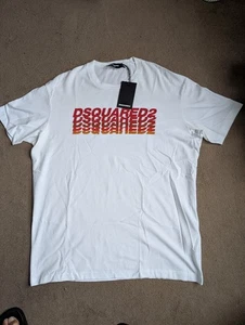 Dsquared T-Shirt weiß Print Gr. XXL (passt wie XL) - Bild 1 von 7