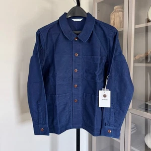 3sixteen French Moleskin Japanese Indigo Work Jacket XL NEU French Chore Coat - Bild 1 von 7