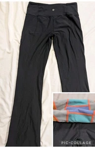 Lululemon Nulu Groove Super High Rise Flared Pant Black Women's Size 6 - Picture 1 of 13