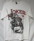Grand T-shirt homme à manches courtes Queen of Hearts and Joker taille A1 5758