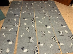 De colección Laura Ashley Perro Gato Pez Ventana Recta Cenefas Bolsillo Varilla x4 Juegos 7' - Imagen 1 de 24