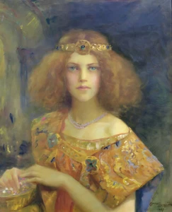 Salammbô Salammbo Gaston Bussière 1907 Painting Poster Art Print PICK SIZE - Picture 1 of 1