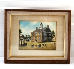 Watercolor by Ernest B Walden aka Davis Gray York County Provincial Courthouse - Picture 1 of 10