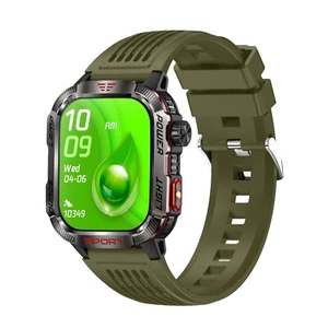 Military Smart Watch for Men(Answer/Make Call), Outdoor Sports Smartwatch GREEN - Picture 1 of 11