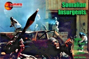 Mars Figures 32012 Somalian Insurgents, 1:32 scale plastic model kit - Picture 1 of 12