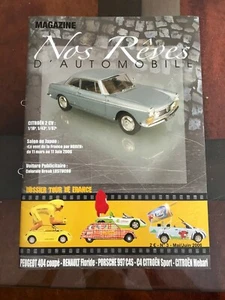 RARE NOREV FRANCE DIECAST MODELS MANUF CATALOG BROCHURE NOS REVES D'AUTOMOBILE  - Picture 1 of 7