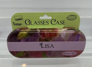 New Women’s Lilac Glasses Case & Personalised Name ‘Lisa’ (Cannot Customise) - Picture 1 of 6