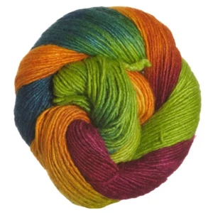 BEE Sunshiny Multis Lg Skein 150yd Malabrigo SILKY MERINO Silk+Wool LUXURY YARN - Picture 1 of 1
