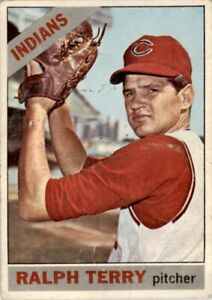 1966 Topps #109 Ralph Terry Cleveland Indians FR