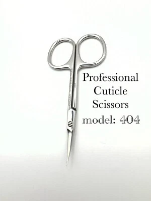 PROFESSIONAL CUTICLE SCISSORS #404 Japanese stainless steel 19mm or 3/4"in blade - Image 1 of 4