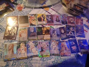 WEISS SCHWARZ AND WIXOSS CARD LOT Some Rares, All Holo - Picture 1 of 7