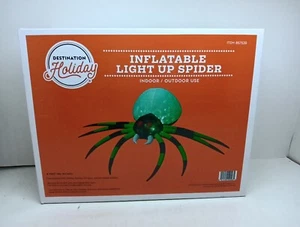 Destination Holiday Inflatable Light Up Spider New 867639 - Picture 1 of 6