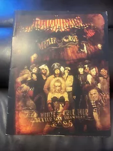 Motley Crue Concert Tour Program 2005 Red White & Crue Tour Book Magazine - Foto 1 di 2