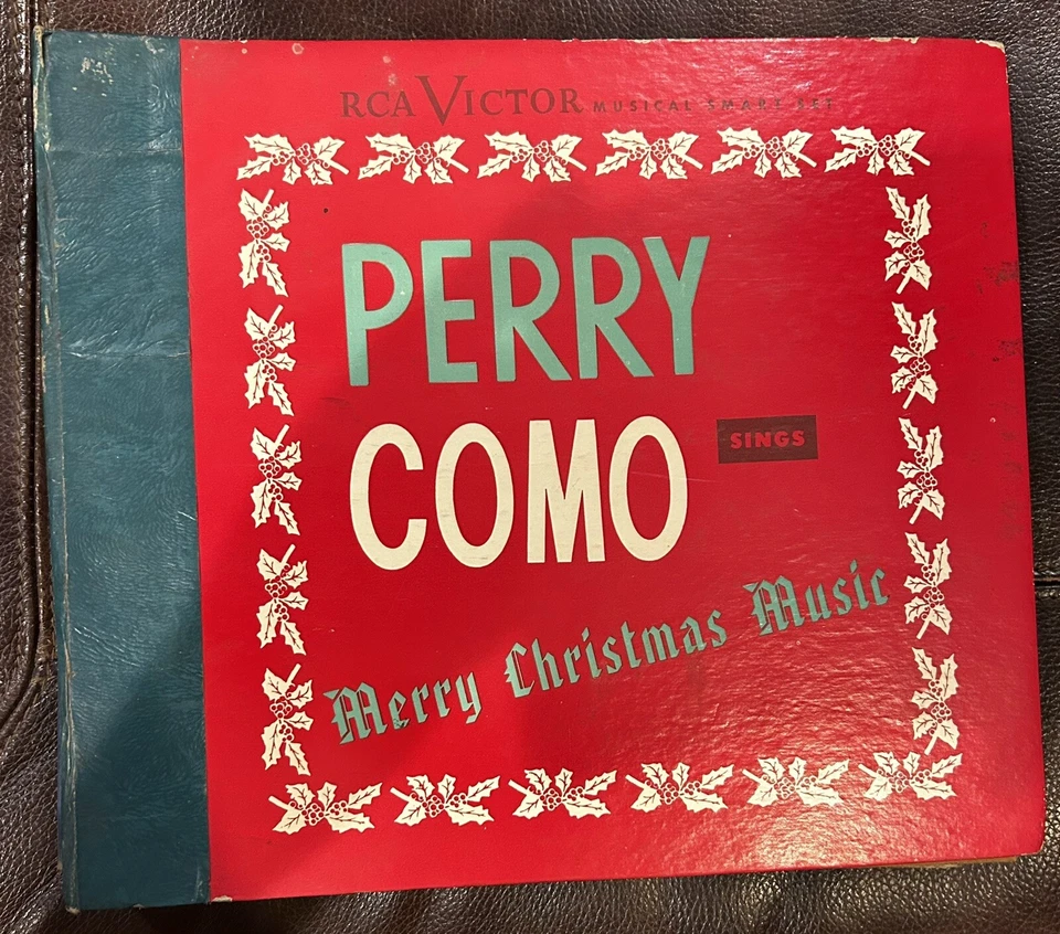RCA Victor Perry Como Sings Merry Christmas Music 45 RPM 1949 Boxed Set RARE - Image 1 of 2
